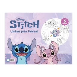 L�minas para Colorear Stitch Disney x5 Dali Actividades Infantiles
