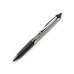 Lapicera Pilot V5 Retr�ctil Negra 0.5 mm Tinta L�quida Grip de Goma
