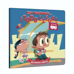 Libro Infantil Con Paciencia �Todo Llega! Mis Buenos H�bitos Tapa Dura