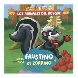 Libro Infantil Faustino El Zorrino �D�nde Est�n? Animales Del Bosque Tapa Dura