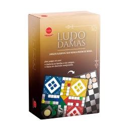 Ludo y Damas Royal Premium 2 Juegos de Mesa Familiar