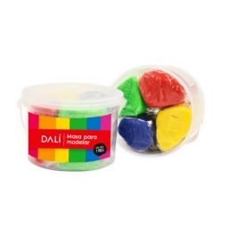 Masa para Modelar Dali 1 Kg Colores Surtidos Plastilina Escolar
