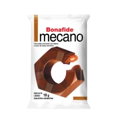 Mecano Chocolate Relleno de Dulce de Leche Bonafide