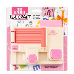 Mini Troqueladora IBI Craft para Hacer Letras, N�meros y S�mbolos 3,8 x 6,4 cm