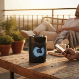 Parlante Bluetooth Amplify Silo Port�til con Luz RGB USB SD y Micr�fono