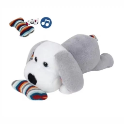 Perrito Dormidera Con Hueso Musical Peluche Para Beb�s 25 Cm