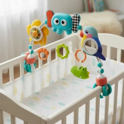 Play Arch Huanger Elefante | Arco de Actividades para Beb� con Sonajeros y Espejo