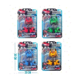 Robot Transformer Convertible en Auto | Figura Transformable en Bl�ster