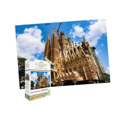 Rompecabezas Ronda Bas�lica de la Sagrada Familia 1000 Piezas Puzzle para Adultos