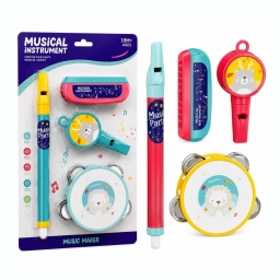 Set de 4 Instrumentos Musicales Infantiles en Bl�ster Juego Educativo