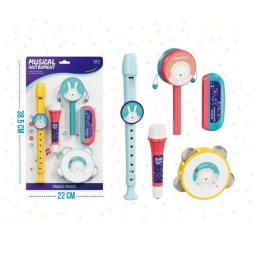 Set de Instrumentos Musicales para Ni�os x5 | Kit Musical Infantil en Bl�ster