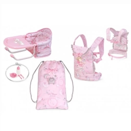Set de Viaje Mu�ecas 3 en 1 Magic DeCuevas Toys con Trona y Portabeb�