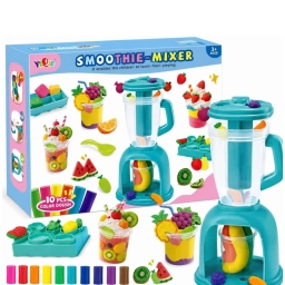 Juego de Masas Smoothie Mixer con Licuadora y 10 Masas de Colores
