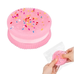 Squishy Galleta Antiestr�s Sensorial En Bolsa Colores Surtidos