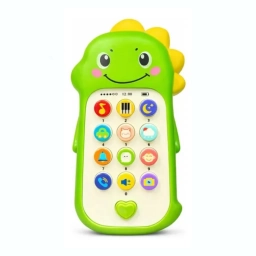 Tel�fono Musical Dinosaurio Huanger Interactivo Con Luces Y Sonidos Para Beb�s