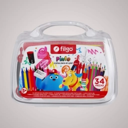 Valija Filgo Pinto �Listos para el Cole! x34 Piezas Set Escolar